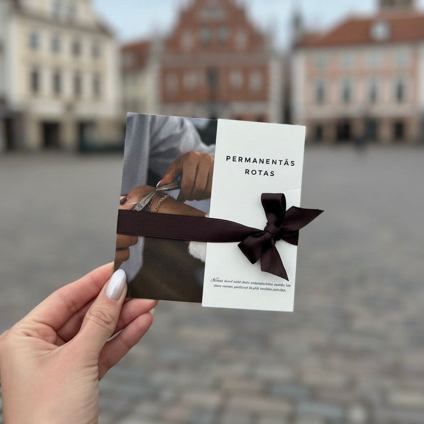 Reģistrējieties fiziskai dāvanu kartei